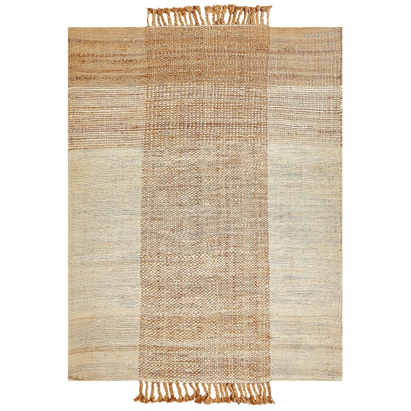 Dywan z juty 160 x 230 cm beżowy HAMZALAR Dywan z juty 160 x 230 cm beżowy HAMZALAR