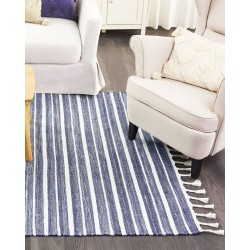 Dywan 160 x 230 cm niebieski BADEMLI Dywan 160 x 230 cm niebieski BADEMLI