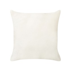 Zestaw 2 poduszek dekoracyjnych SURMI Sztuczne futro 45 x 45 cm Złamana biel Jednolity Zestaw 2 poduszek dekoracyjnych SURMI Sztuczne futro 45 x 45 cm Złamana biel Jednolity