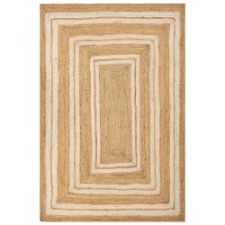 Dywan z juty 200 x 300 cm beżowy ELMALI Dywan z juty 200 x 300 cm beżowy ELMALI