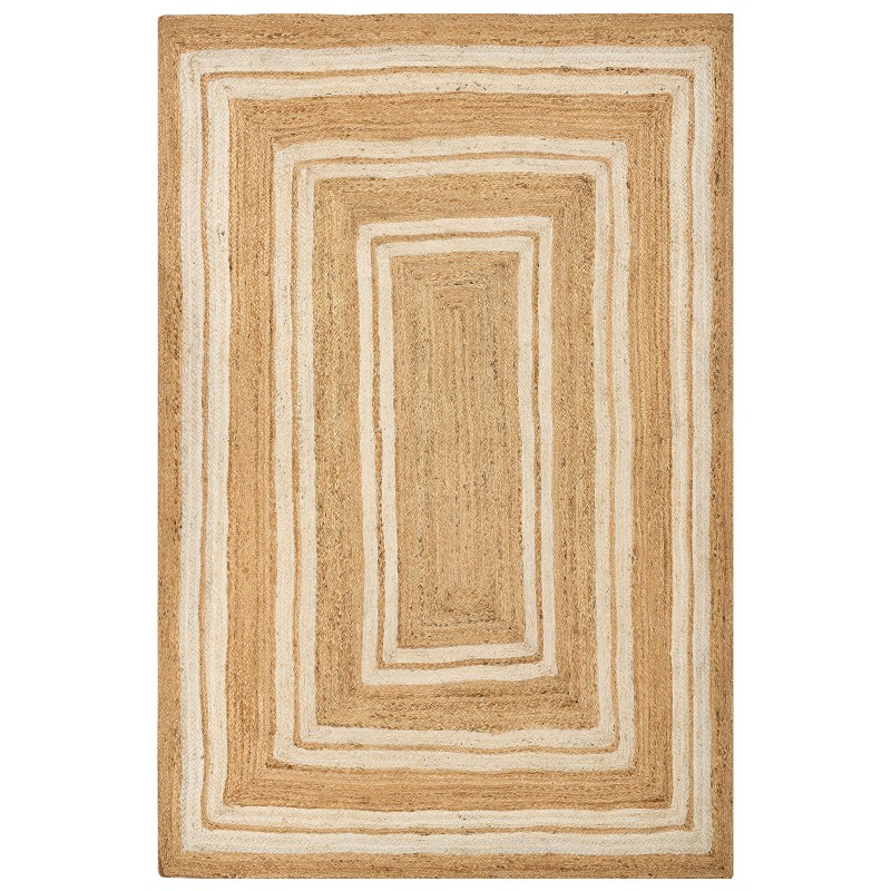 Dywan z juty 200 x 300 cm beżowy ELMALI Dywan z juty 200 x 300 cm beżowy ELMALI