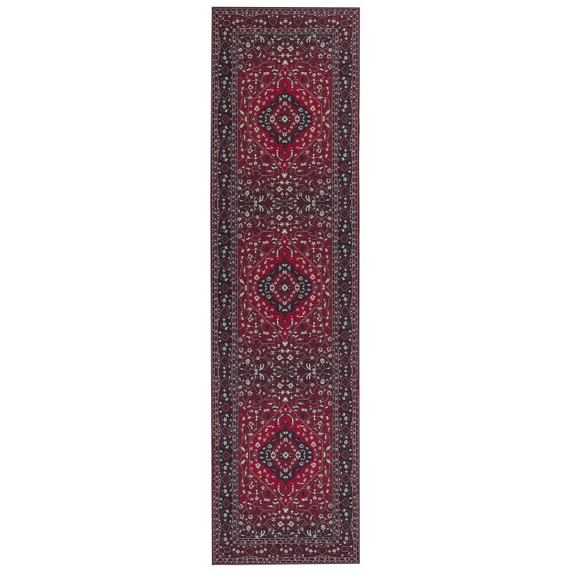 Dywan 80 x 300 cm czerwony VADKADAM Dywan 80 x 300 cm czerwony VADKADAM