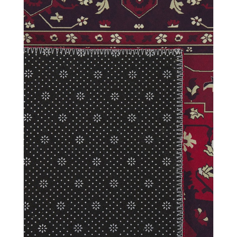 Dywan 80 x 300 cm czerwony VADKADAM Dywan 80 x 300 cm czerwony VADKADAM