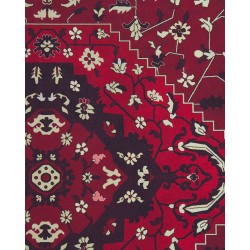 Dywan 80 x 300 cm czerwony VADKADAM Dywan 80 x 300 cm czerwony VADKADAM