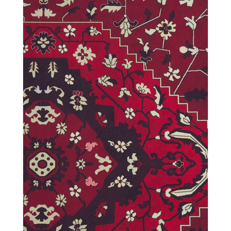 Dywan 80 x 300 cm czerwony VADKADAM Dywan 80 x 300 cm czerwony VADKADAM