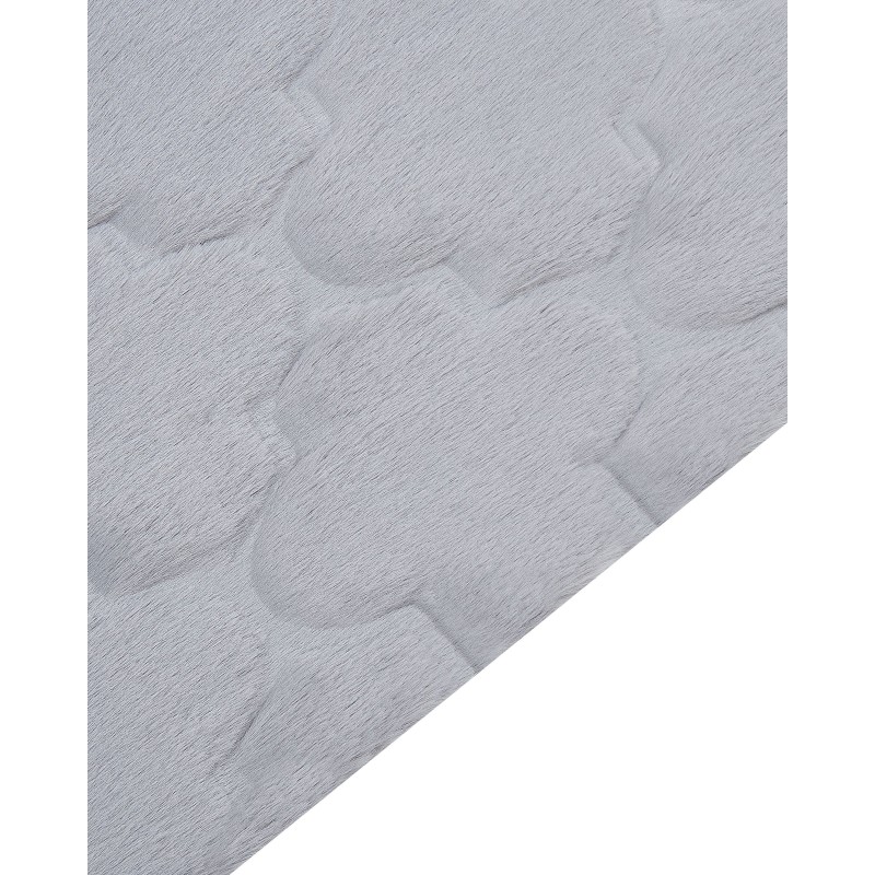 Dywan sztuczne futro królika 160 x 230 cm szary GHARO Dywan sztuczne futro królika 160 x 230 cm szary GHARO