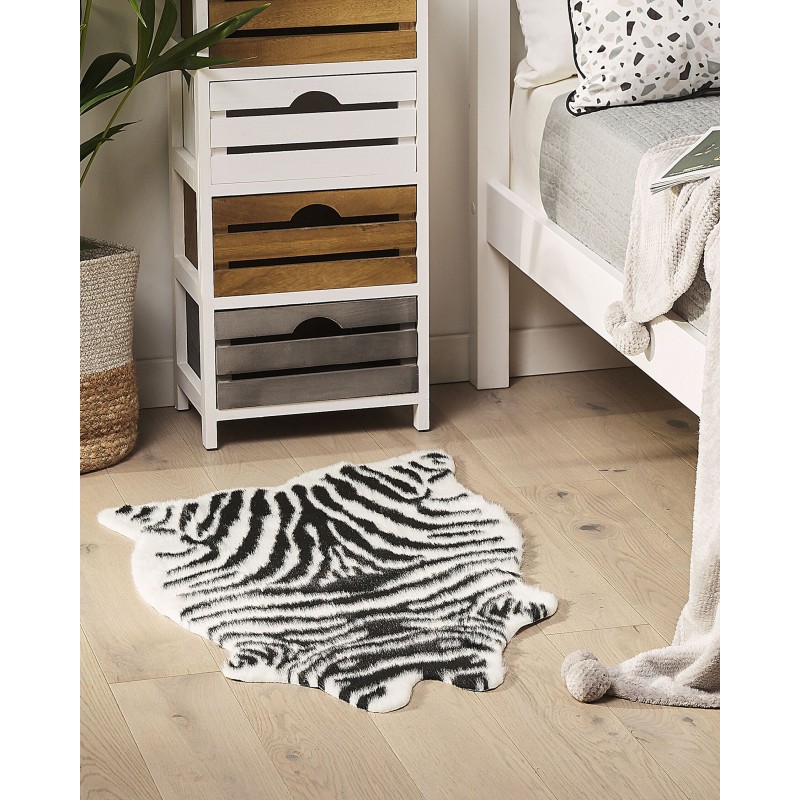 Dywan zebra czarny NAMBUNG Dywan zebra czarny NAMBUNG