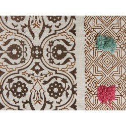 Koc CHINSURAH Bawełna 130 x 180 cm Brązowy Koc CHINSURAH Bawełna 130 x 180 cm Brązowy