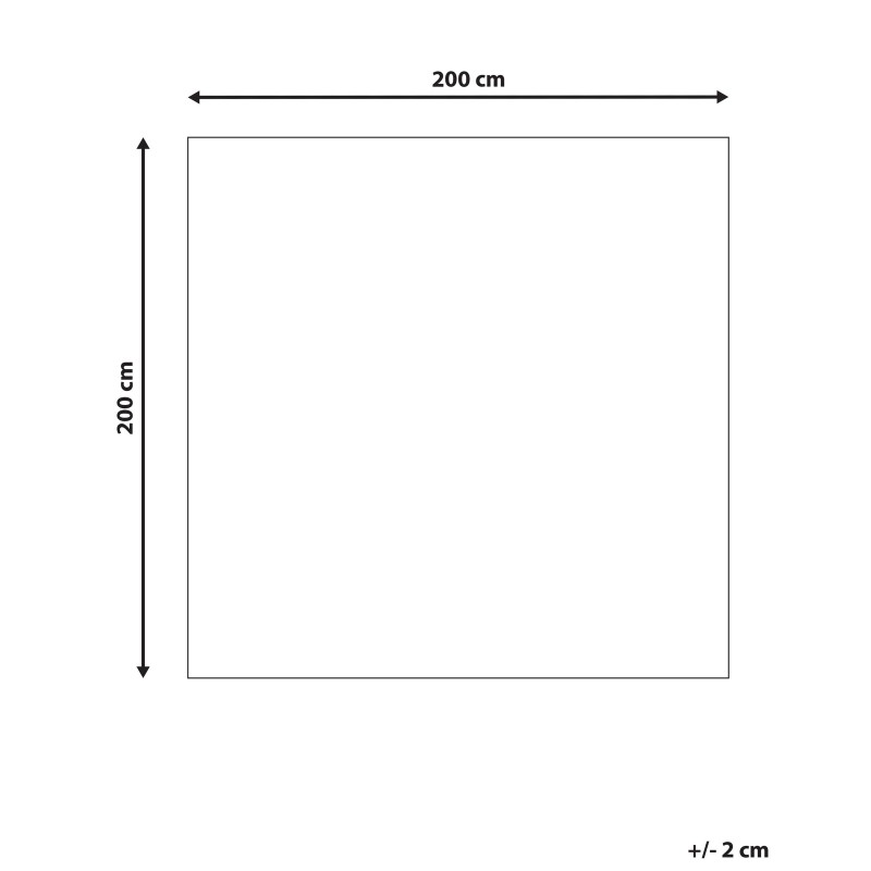 Dywan wełniany 200 x 200 cm pomarańczowo-beżowy ADILCEVAZ Dywan wełniany 200 x 200 cm pomarańczowo-beżowy ADILCEVAZ