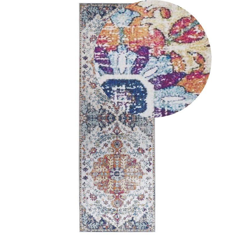 Dywan 80 x 240 cm wielokolorowy ENAYAM Dywan 80 x 240 cm wielokolorowy ENAYAM