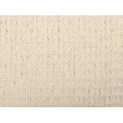 Koc MALU Bawełna 125 x 150 cm Jasnobeżowy Koc MALU Bawełna 125 x 150 cm Jasnobeżowy