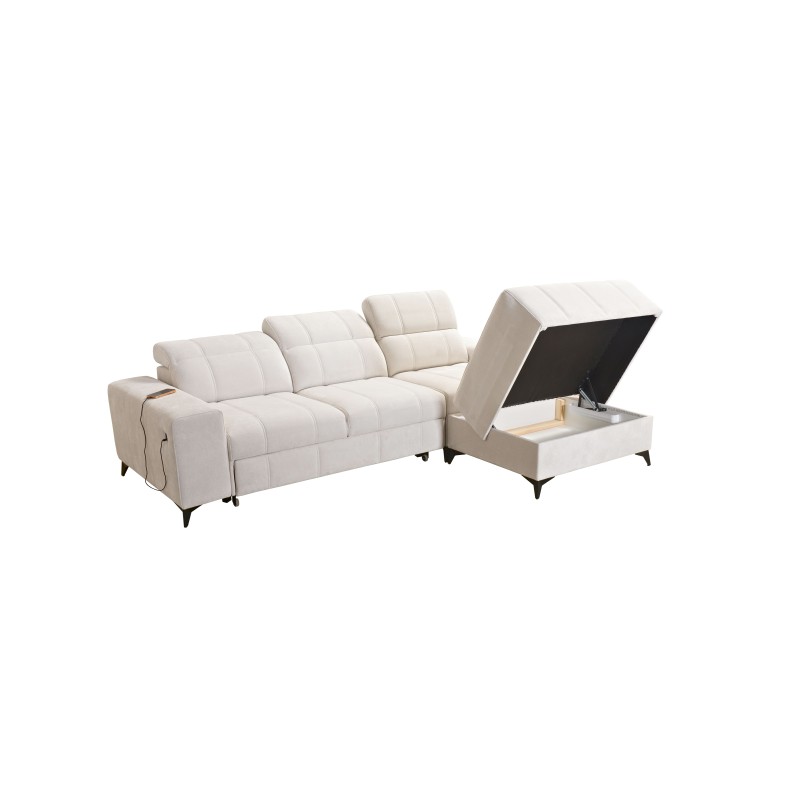¡Sofá esquinero Ballagio I con función de cama en tela Plecionka, Spring 1116 - belleza y funcionalidad en uno! ¡Sofá esquinero Ballagio I con función de cama en tela Plecionka, Spring 1116 - belleza y funcionalidad en uno!