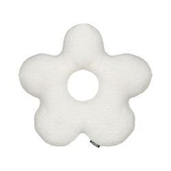 Zestaw 2 poduszek dekoracyjnych CAMPONULA Boucle 40 x 40 cm Złamana biel Jednolity Zestaw 2 poduszek dekoracyjnych CAMPONULA Boucle 40 x 40 cm Złamana biel Jednolity