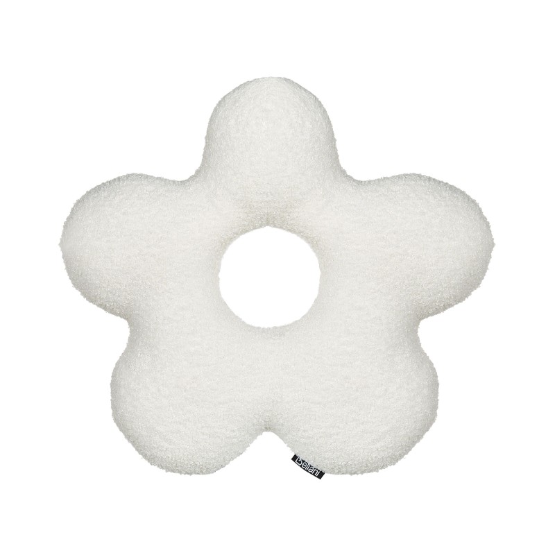 Zestaw 2 poduszek dekoracyjnych CAMPONULA Boucle 40 x 40 cm Złamana biel Jednolity Zestaw 2 poduszek dekoracyjnych CAMPONULA Boucle 40 x 40 cm Złamana biel Jednolity