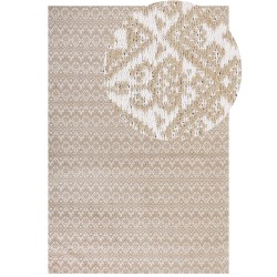 Dywan z juty 200 x 300 cm beżowy ATIMA Dywan z juty 200 x 300 cm beżowy ATIMA