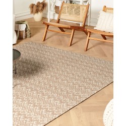 Dywan z juty 200 x 300 cm beżowy ATIMA Dywan z juty 200 x 300 cm beżowy ATIMA