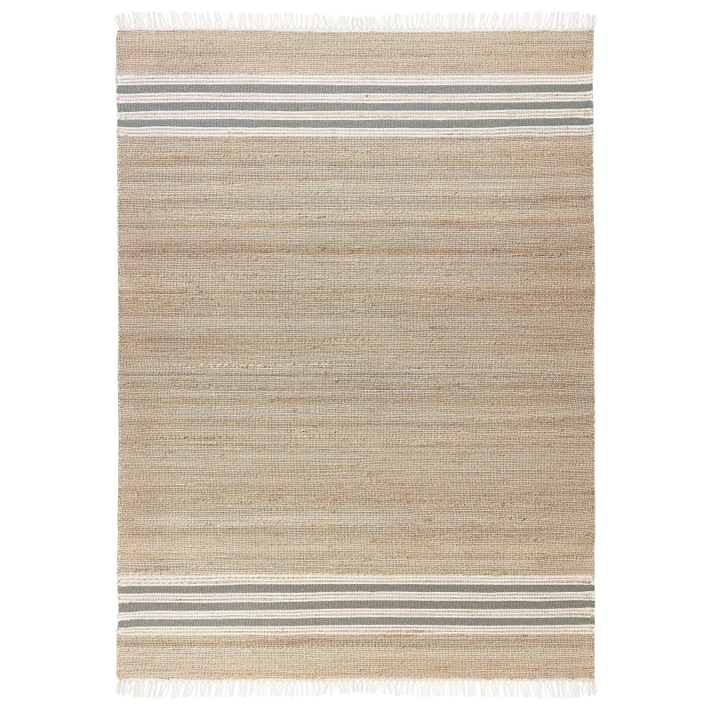 Dywan z juty 160 x 230 cm beżowo-szary MIRZA Dywan z juty 160 x 230 cm beżowo-szary MIRZA