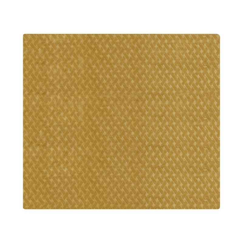 Narzuta na łóżko SITAPUR Sztuczne futro 200 x 220 cm Musztardowy Narzuta na łóżko SITAPUR Sztuczne futro 200 x 220 cm Musztardowy