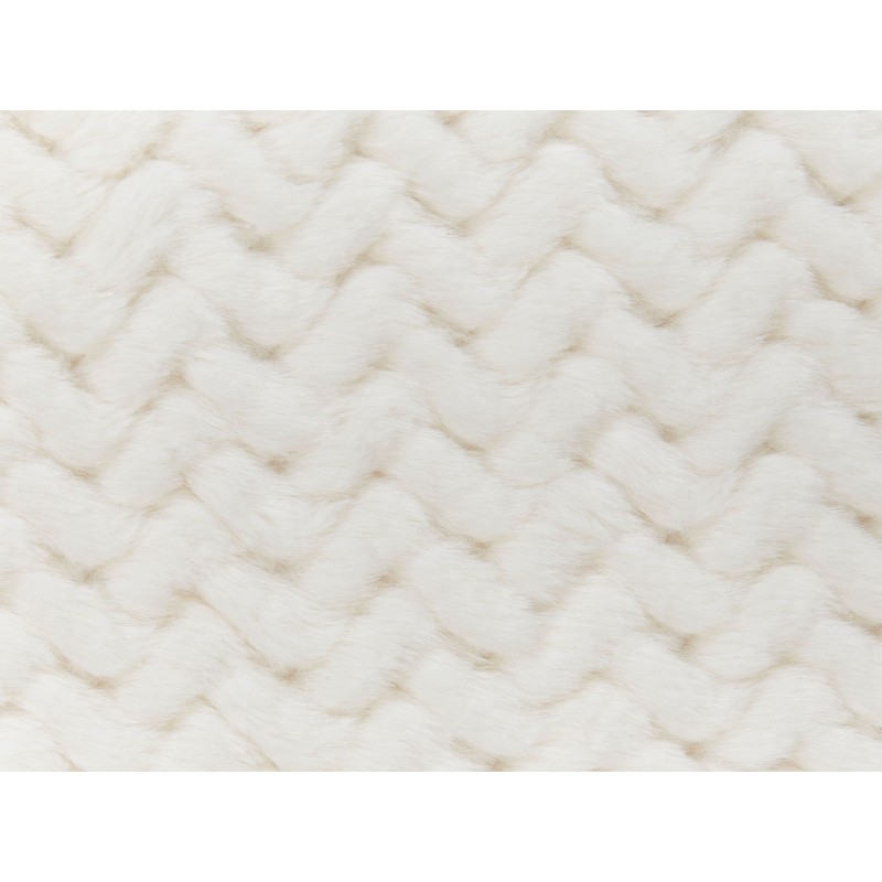 Narzuta na łóżko SURMI Sztuczne futro 150 x 200 cm Złamana biel Narzuta na łóżko SURMI Sztuczne futro 150 x 200 cm Złamana biel