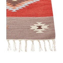 Dywan bawełniany kilim 200 x 300 cm wielokolorowy LORUT Dywan bawełniany kilim 200 x 300 cm wielokolorowy LORUT