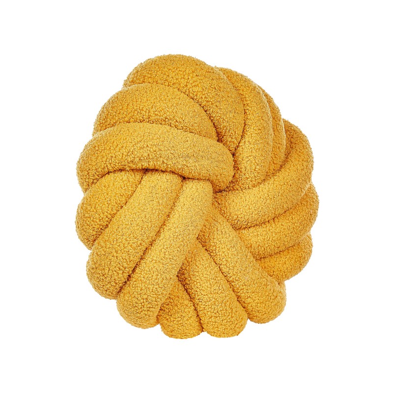 Poduszka dekoracyjna AKOLA Boucle 31 x 31 cm Musztardowy Jednolity Poduszka dekoracyjna AKOLA Boucle 31 x 31 cm Musztardowy Jednolity
