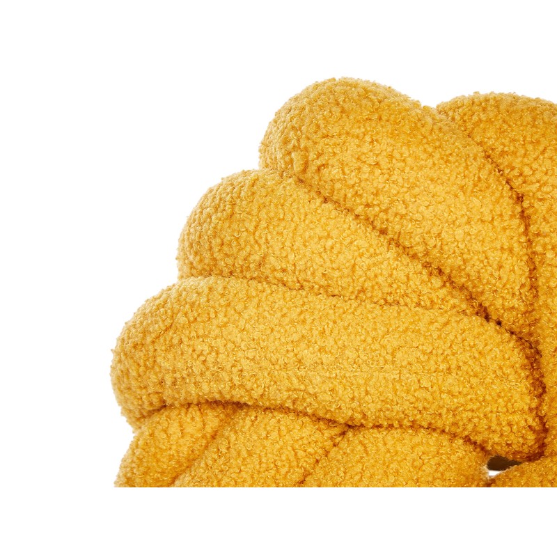 Poduszka dekoracyjna AKOLA Boucle 31 x 31 cm Musztardowy Jednolity Poduszka dekoracyjna AKOLA Boucle 31 x 31 cm Musztardowy Jednolity