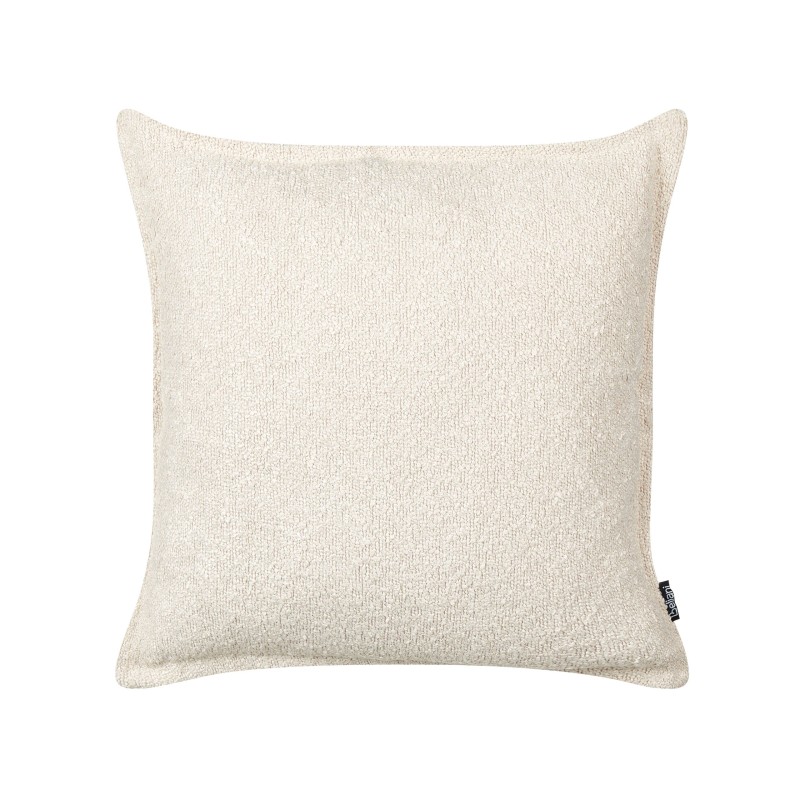 Zestaw 2 poduszek dekoracyjnych SENECIA Boucle 45 x 45 cm Jasnobeżowy Jednolity Zestaw 2 poduszek dekoracyjnych SENECIA Boucle 45 x 45 cm Jasnobeżowy Jednolity