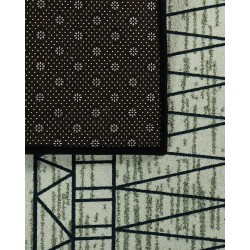 Dywan 80 x 150 cm czarno-szary KEBAN Dywan 80 x 150 cm czarno-szary KEBAN