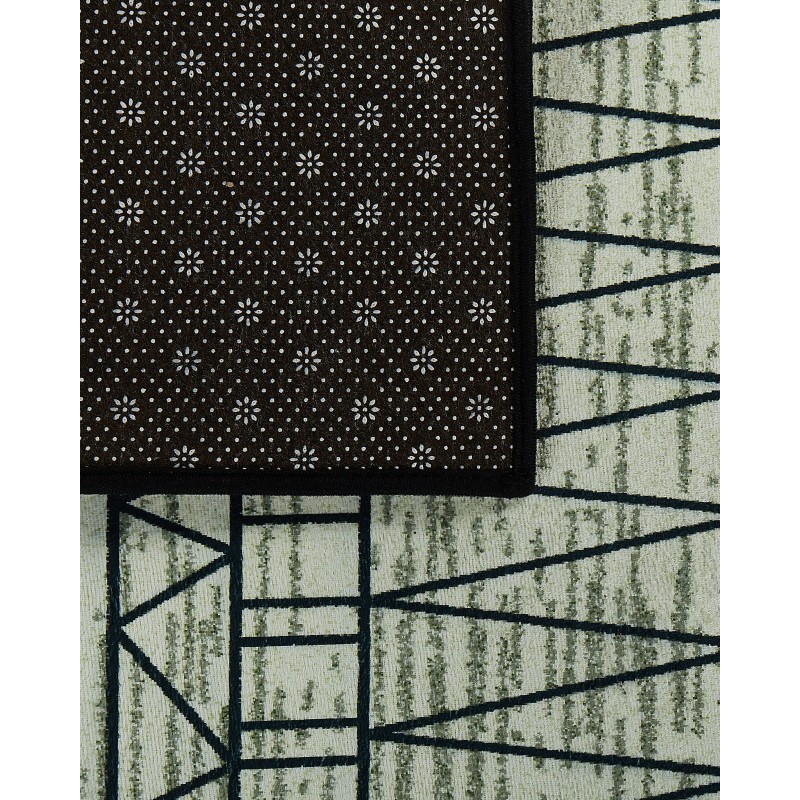 Dywan 80 x 150 cm czarno-szary KEBAN Dywan 80 x 150 cm czarno-szary KEBAN