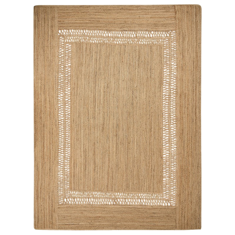 Dywan z juty 300 x 400 cm beżowy YENIKOY Dywan z juty 300 x 400 cm beżowy YENIKOY