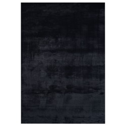 Dywan sztuczne futro królika 160 x 230 cm czarny MIRPUR