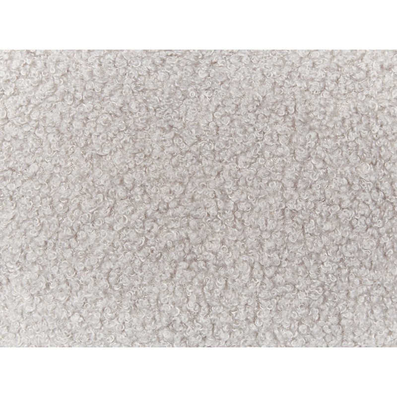 Zestaw 2 poduszek dekoracyjnych HESPERIS Boucle Jasnoszary Jednolity Zestaw 2 poduszek dekoracyjnych HESPERIS Boucle Jasnoszary Jednolity