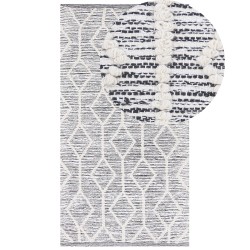 Dywan 80 x 150 cm szaro-beżowy EDREMIT