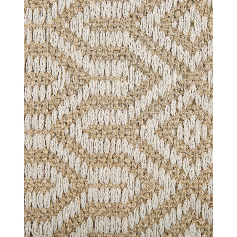 Dywan z juty 50 x 80 cm beżowy POZANTI Dywan z juty 50 x 80 cm beżowy POZANTI