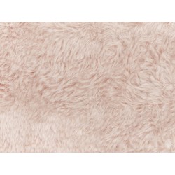 Koc SALKA Sztuczne futro 150 x 200 cm Pastelowy róż Koc SALKA Sztuczne futro 150 x 200 cm Pastelowy róż