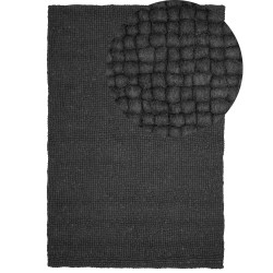 Dywan z filcowych kulek 160 x 230 cm ciemnoszary AMDO Dywan z filcowych kulek 160 x 230 cm ciemnoszary AMDO