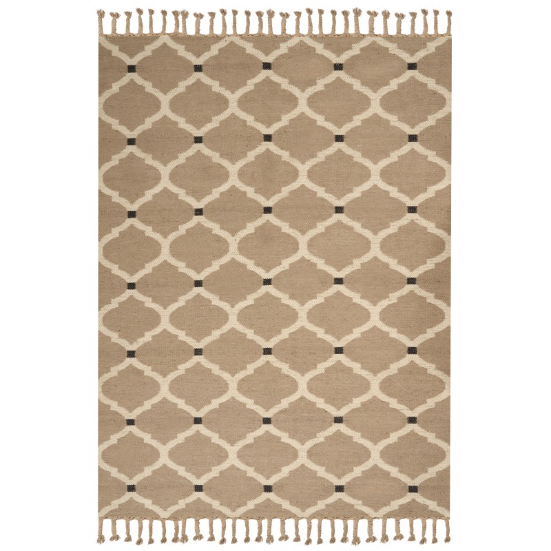 Dywan z juty 200 x 300 cm beżowy ORENCIK Dywan z juty 200 x 300 cm beżowy ORENCIK