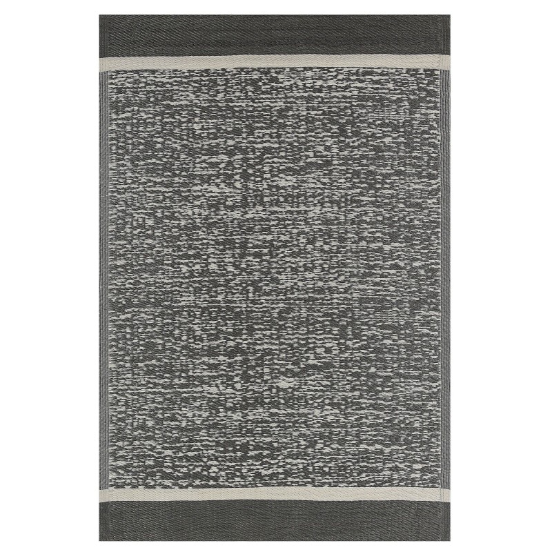 Dywan zewnętrzny 120 x 180 cm czarno-biały BALLARI Dywan zewnętrzny 120 x 180 cm czarno-biały BALLARI