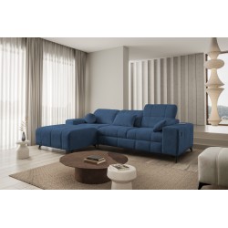 Ballagio I corner sofa with a sleeping function made from Plecionka fabric, Spring 1118 - beauty and functionality in one!