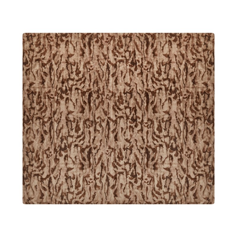 Koc BAKIRA Sztuczne futro 200 x 220 cm Brązowy Koc BAKIRA Sztuczne futro 200 x 220 cm Brązowy