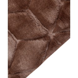 Dywan sztuczne futro królika 80 x 150 cm brązowy THATTA Dywan sztuczne futro królika 80 x 150 cm brązowy THATTA