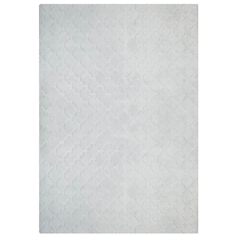 Dywan sztuczne futro królika 160 x 230 cm jasnoszary GHARO Dywan sztuczne futro królika 160 x 230 cm jasnoszary GHARO