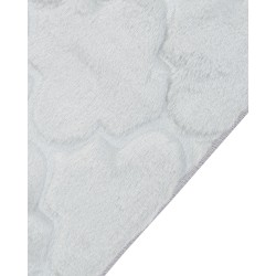 Dywan sztuczne futro królika 160 x 230 cm jasnoszary GHARO Dywan sztuczne futro królika 160 x 230 cm jasnoszary GHARO