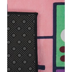 Dywan dziecięcy gra w klasy 80 x 150 cm różowy HONAZ Dywan dziecięcy gra w klasy 80 x 150 cm różowy HONAZ