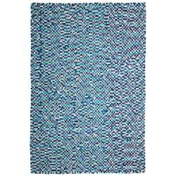 Dywan z filcowych kulek 160 x 230 cm wielokolorowy niebieski AMDO Dywan z filcowych kulek 160 x 230 cm wielokolorowy niebieski AMDO