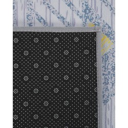 Dywan 80 x 150 cm szaro-żółty KARGI Dywan 80 x 150 cm szaro-żółty KARGI