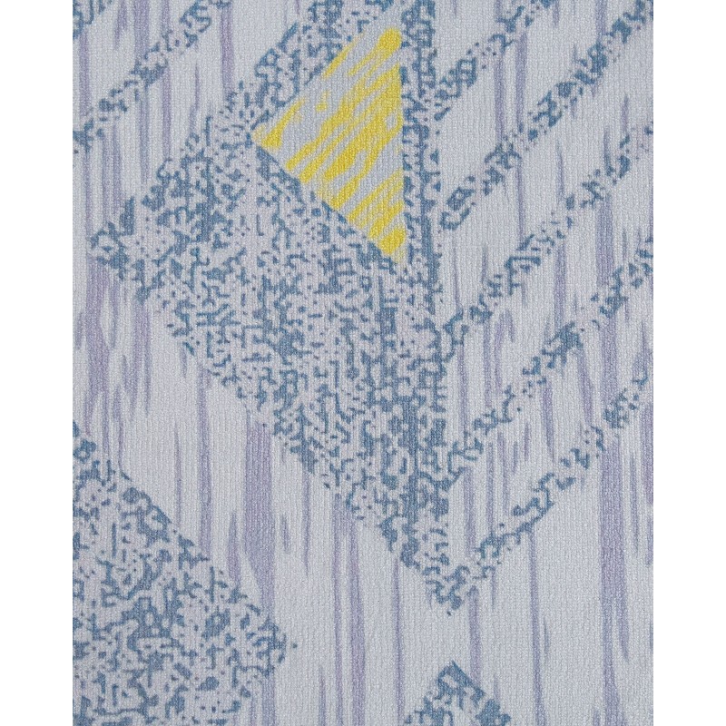 Dywan 80 x 150 cm szaro-żółty KARGI Dywan 80 x 150 cm szaro-żółty KARGI