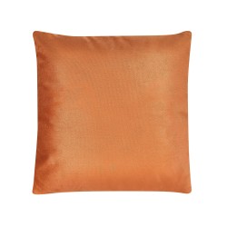 Zestaw 2 poduszek dekoracyjnych CEROPEGIA Welur 45 x 45 cm Pomarańczowy Wzór geometryczny Zestaw 2 poduszek dekoracyjnych CEROPEGIA Welur 45 x 45 cm Pomarańczowy Wzór geometryczny