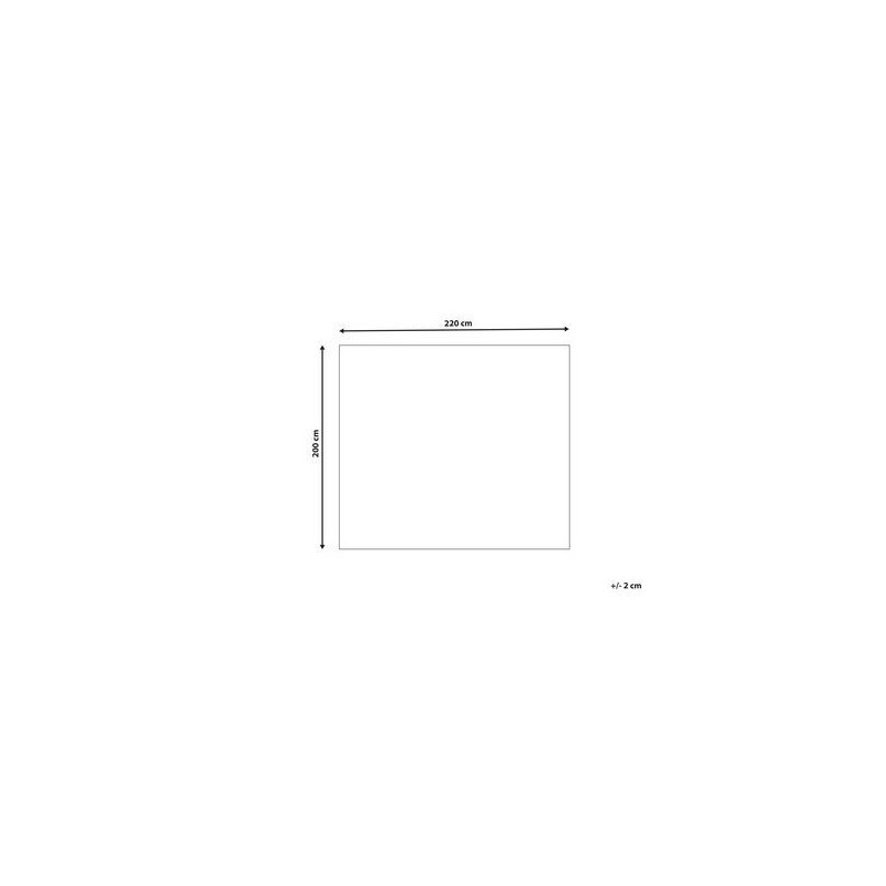 Narzuta na łóżko MODAR Bawełna 200 x 220 cm Złamana biel Narzuta na łóżko MODAR Bawełna 200 x 220 cm Złamana biel