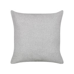 Zestaw 2 poduszek dekoracyjnych LEUZEA Boucle 60 x 60 cm Szary Jednolity Zestaw 2 poduszek dekoracyjnych LEUZEA Boucle 60 x 60 cm Szary Jednolity